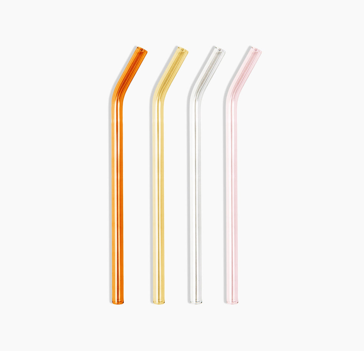 Glass Straws in Warm Set